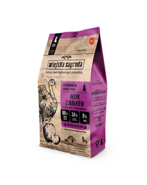 Indyk z jabłkiem karma dla szczeniąt chrupki M 9 kg