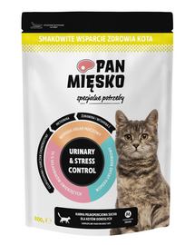 PAN MIĘSKO Hrană uscată pentru pisici cu nevoi speciale Urinary & Stress Control 800 g