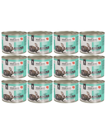 WIEJSKA ZAGRODA Monoproteic iepure hrană umedă pentru pisoi 12x200 g