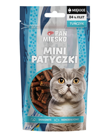 PAN MIĘSKO Mini bețișoare cu ton gustare pentru pisici 50 g