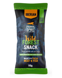 PRIMAL SPIRIT Snack pentru câini Iberian Wild Forest 110 g