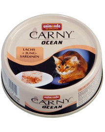 ANIMONDA Carny ocean Conserva hrana pisica, cu somon si sardine 6 x 80g