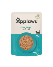 APPLAWS Cat Adult Tuna in Broth Pouch 70 g plic pisică