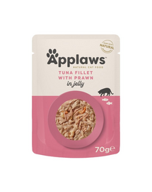 APPLAWS Cat Adult Pouch Tuna with Prawn in Jelly ton și crevete în aspic 70 g