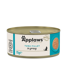 APPLAWS Cat Adult Tuna in Gravy file ton în sos 70 g