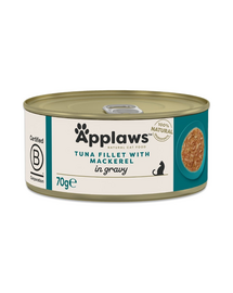 APPLAWS Cat Adult Tuna with Mackerel in Gravy 70 g