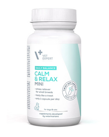 VET EXPERT Daily Balance Calm and Relax Mini suport antistres câini talie mică și pisici 30 capsule