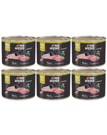 PAN MIĘSKO Hrană umedă pentru pisici cu curcan și gâscă 6x200 g