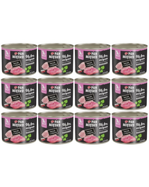 PAN MIĘSKO Hrană umedă pentru pisoi cu pui și vițel 12x200 g