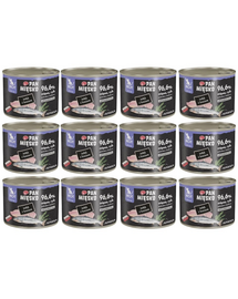 Pan Mięsko Hrană umedă pentru pisoi cu curcan și somon 12x200 g
