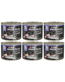 Pan Mięsko Hrană umedă pentru pisoi cu curcan și somon 6x200 g