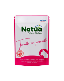 NATUA Natural ton cu șuncă în jeleu pentru pisici 70 g