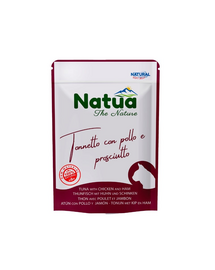 NATUA Natural ton, pui și șuncă în aspic pentru pisici 70 g
