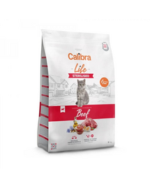 CALIBRA Cat Life Sterilised Beef hrană fără cereale pentru pisici sterilizate sau castrate 6 kg