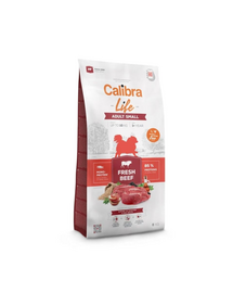 CALIBRA Dog Life Adult Small Fresh Beef 6 kg hrană cu vită pentru câini adulți de talie mică