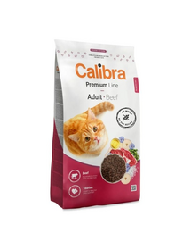CALIBRA Cat Premium Adult Beef 10 kg hrană cu carne de vită pentru pisici