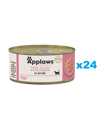 APPLAWS Cat Adult Tuna with Prawn in Broth tuńczyk i krewetki w bulionie 24x70g