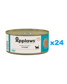 APPLAWS Cat Adult Tuna Fillet in Broth filet z tuńczyka w bulionie 24x156 g