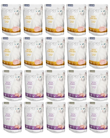 PIPER Animals Cat Sterilised Mix smaków saszetka 20x100 g dla kota po sterylizacji