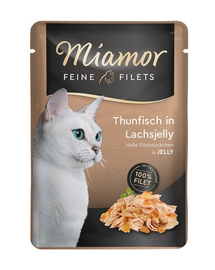 Feline Filets tuńczyk i łosoś w galaretce saszetka 100 g