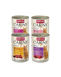 ANIMONDA Carny mix de arome 4 x 400 g