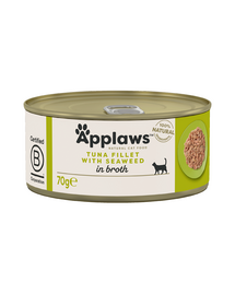 APPLAWS Cat Adult Tuna with Seaweed in Broth tuńczyk z wodorostami w bulionie 70 g
