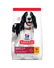 HILL'S Science Plan Adult Medium breed 14 kg + recompense GRATIS