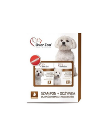 Zestaw szampon 250 ml i odżywka 240 ml do białej i jasnej sierści