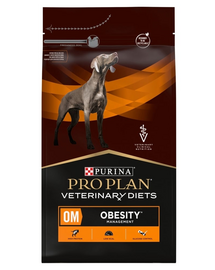 PURINA PRO PLAN Veterinary Diets Canine OM Obesity Management 3 kg hrană câini supraponderali