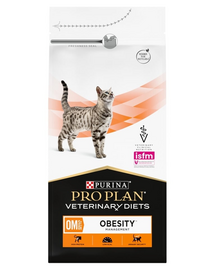 PURINA PRO PLAN Veterinary Diets Feline OM St/Ox Obesity Management hrană uscată 1,5 kg