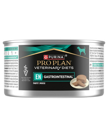 PURINA PRO PLAN Veterinary Diets Canine EN Gastrointestinal Mousse 195 g hrană umedă veterinară pentru câini