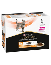 PURINA PRO PLAN Veterinary Diets Feline OM St/Ox Obesity Management 10x85 g