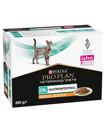 PURINA PRO PLAN Veterinary Diets Feline EN St/Ox Gastrointestinal cu pui 10x85 g