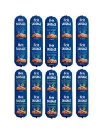 BRIT Premium Sausage Chicken and Venison 5x800 g + Chicken and Lamb 5x800 g