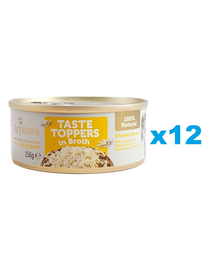 APPLAWS Taste Toppers Pierś z kurczaka w bulionie 12x156 g