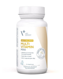 VET EXPERT Daily Balance Multivitamin Mini vitamine și minerale câini și pisici mici 30 capsule