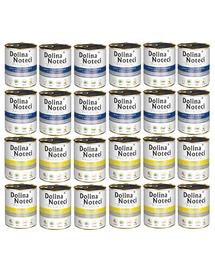 DOLINA NOTECI Premium Mix pui și cod cu broccoli 24x800 g conserve hrană umedă câini