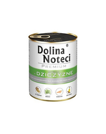 Hrană umedă câini adulți pachet economic DOLINA NOTECI Premium 24x800 g vită și vânat