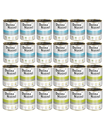 DOLINA NOTECI Mix arome Premium pentru câini 24x800g cu miel și câscă cu cartofi