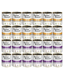 DOLINA NOTECI Mix smaków Premium Bogata w kaczkę z dynią i królika z żurawiną 24x800g