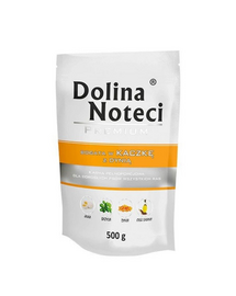 DOLINA NOTECI Premium Mix cod și broccoli + rață și dovleac 20x500 g hrană umedă pentru câini