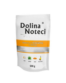 DOLINA NOTECI Premium Mix rață și dovleac + vită 20x500 g hrană umedă pentru câini