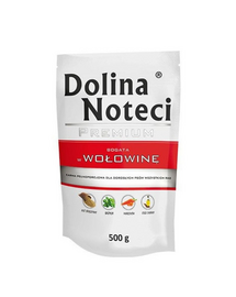DOLINA NOTECI Premium Mix gâscă și cartofi + vită 20x500 g hrană umedă pentru câini