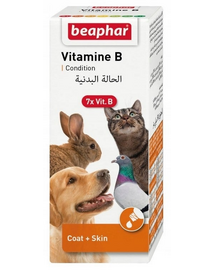 BEAPHAR Vitamin B 50 ml complex vitamine B pentru animale