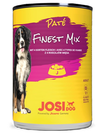 JosiDog Pate Finest Mix 800g pasztet z 5 różnymi rodzajami mięsa dla psów