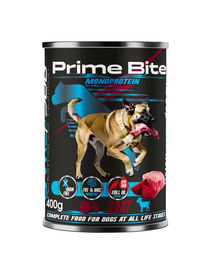 GAME DOG Prime Bite capră și sfeclă 400g hrană umedă monoproteică pentrucâini sensibili