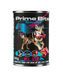 GAME DOG Prime Bite cerb și măr 400g hrană umedă monoproteică pentru câini