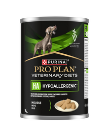 PURINA Pro Plan Veterinary Diets HA Hypoallergenic hrană umedă câini 400 g