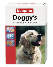 BEAPHAR Doggy`S mix 180 buc tablete vitaminizate pentru câini