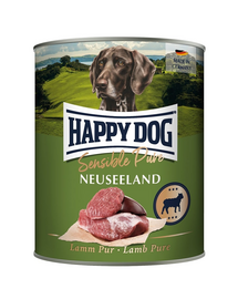 HAPPY DOG Sensible Pure Noua Zeelandă hrană umedă pentru câini cu carne de miel 800 g
